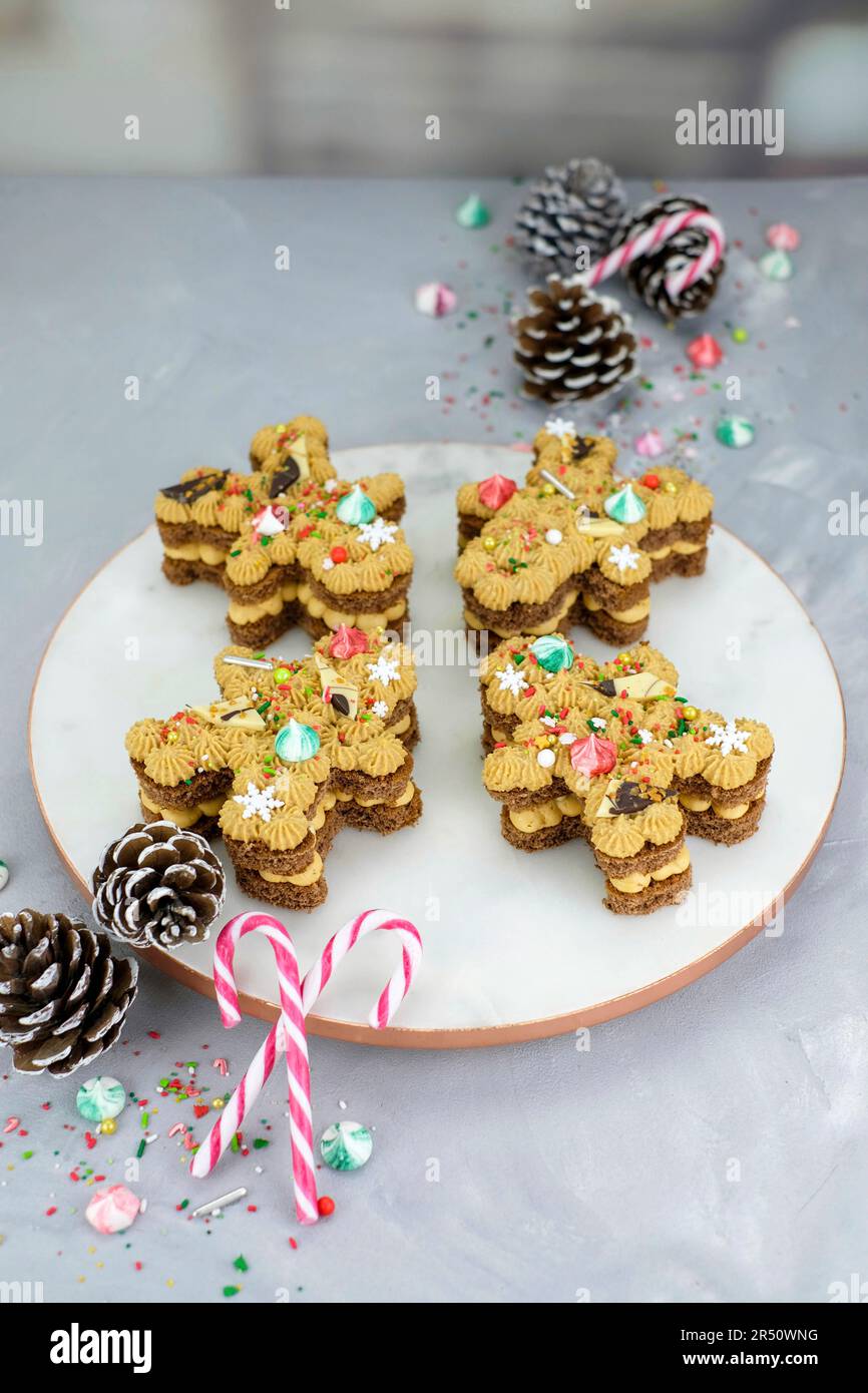 Tartellette speculoos Foto Stock