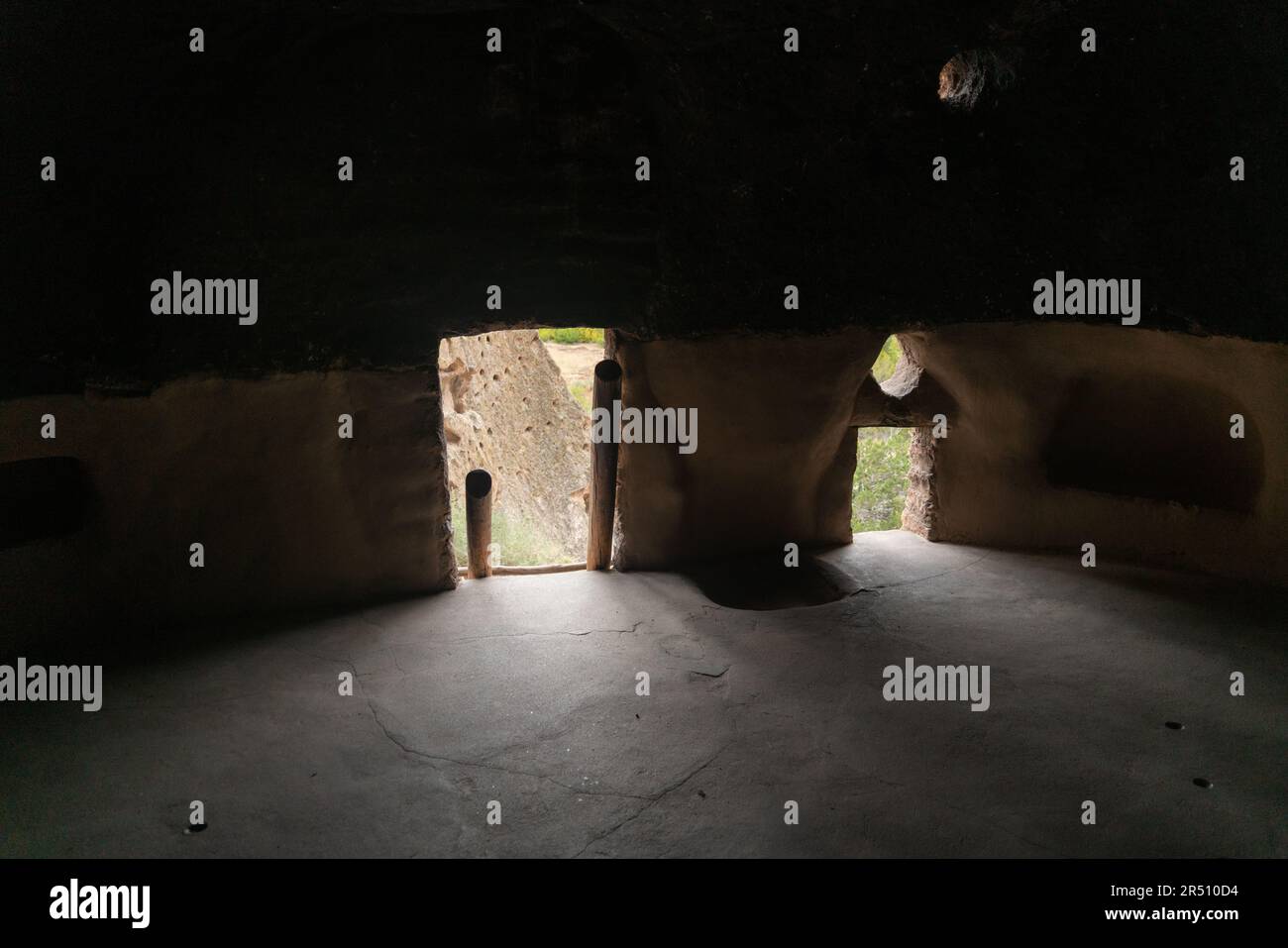 Bandelier National Monument, riserva nazionale del New Mexico Foto Stock