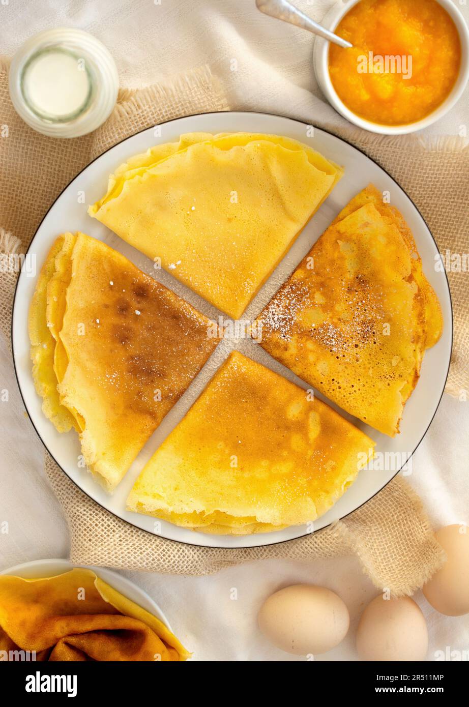 Frittelle di zucca Foto Stock
