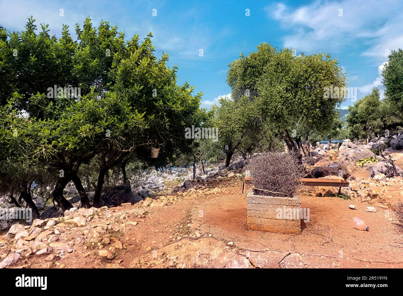 Cisterna d'acqua lungo la Via Licia, Turchia Foto Stock