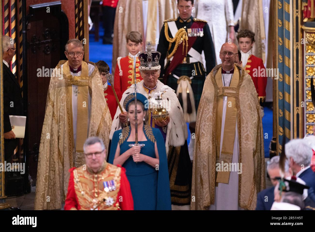 FOTO:JEFF GILBERT 06th maggio 2023 Re Carlo III incoronazione all'interno dell'Abbazia di Westminster, Londra, Regno Unito Foto Stock