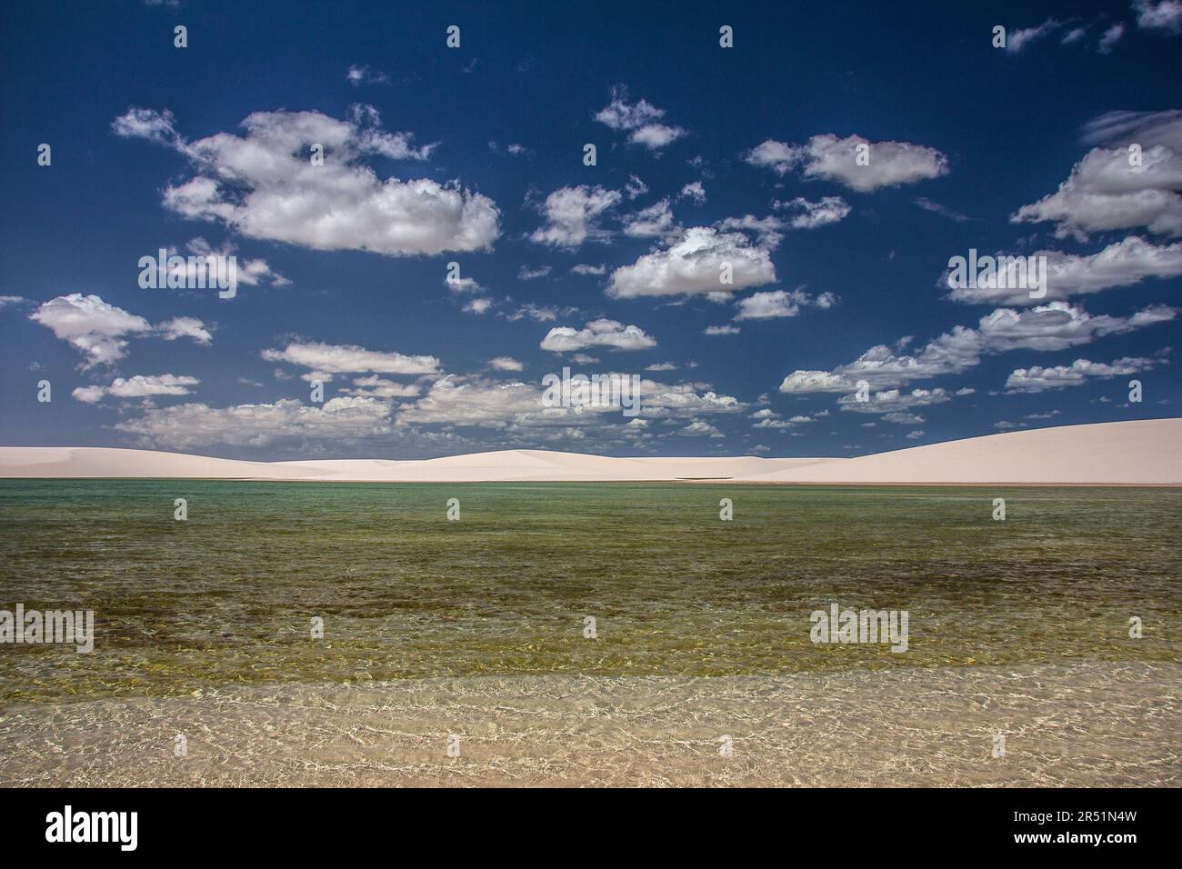 Parco Nazionale di Lençóis Maranhenses, brasile Foto Stock