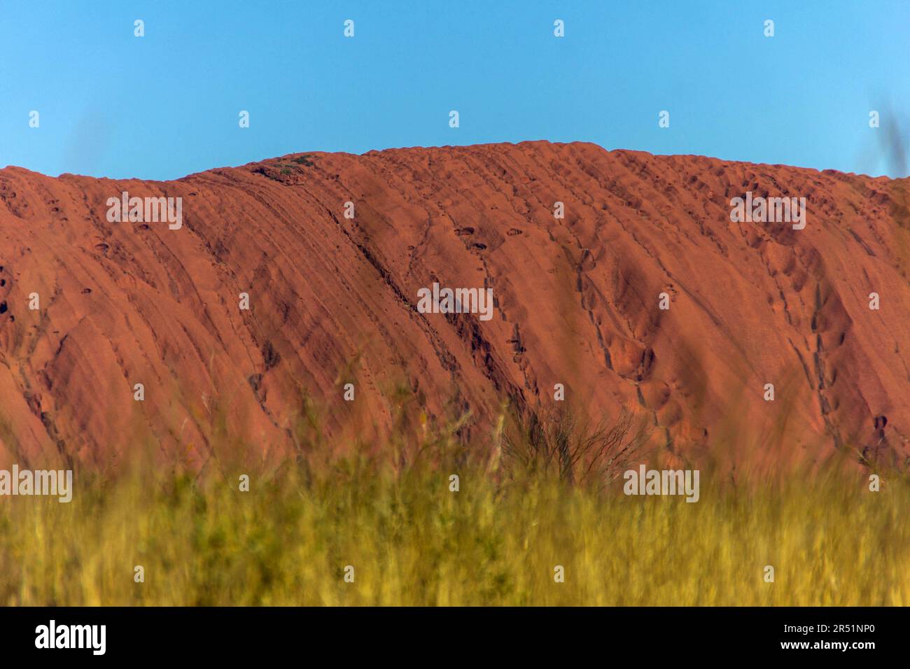 Ayers Rock, Uluru, Australia, Centro Rosso Foto Stock
