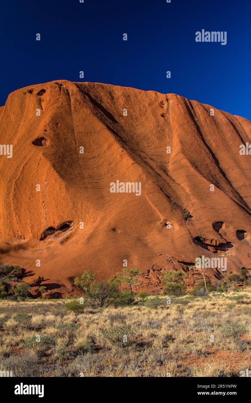 Ayers Rock, Uluru, Australia, Centro Rosso Foto Stock