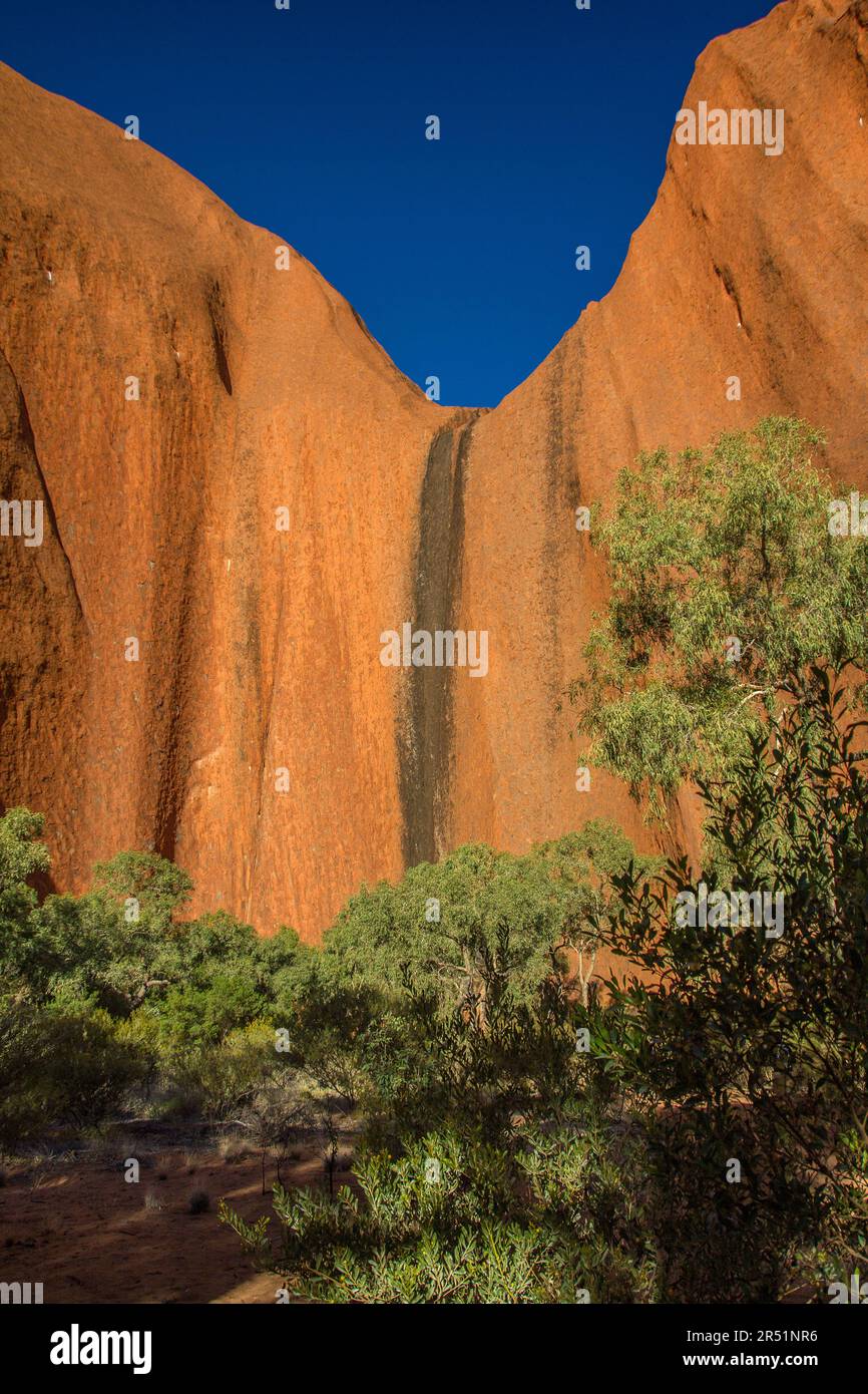 Ayers Rock, Uluru, Australia, Centro Rosso Foto Stock