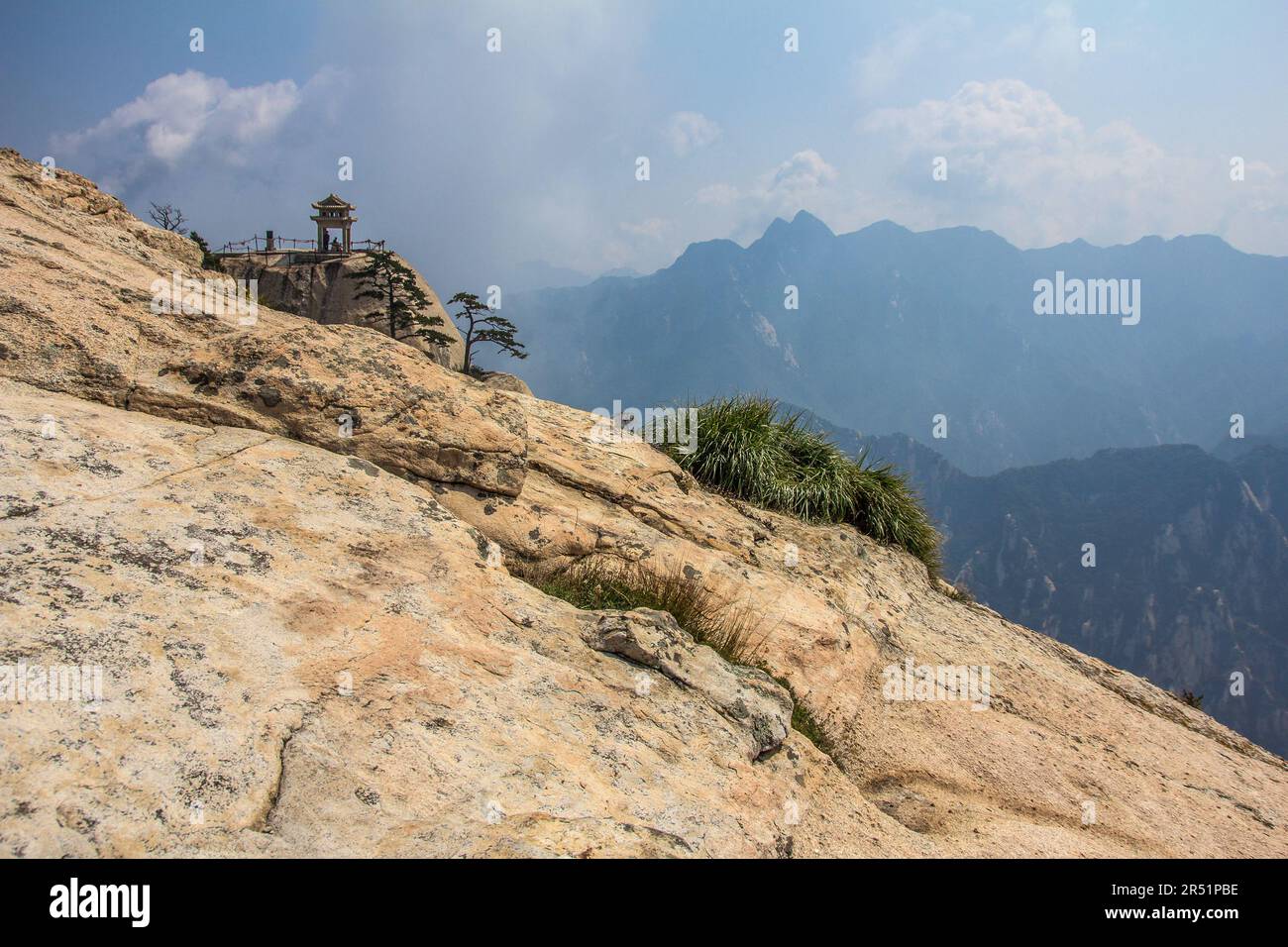 Montagna sacra di Huashan, Cina Foto Stock