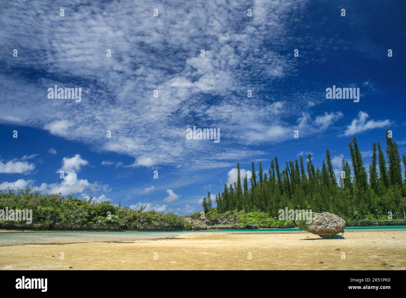 Paesaggio di Ile des Pins, Nuova Caledonia Foto Stock