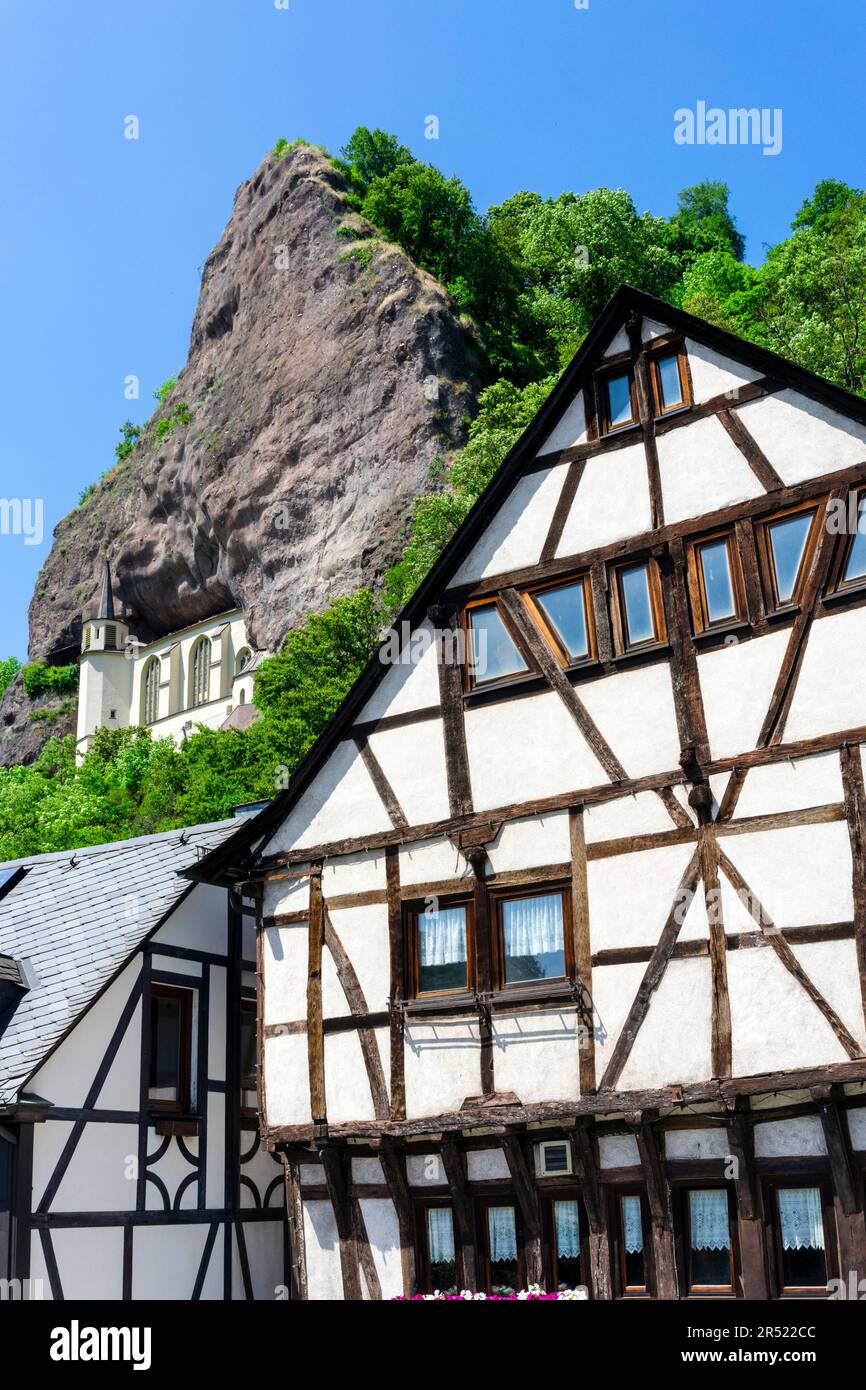 Oberstein Centro storico in Idar-Oberstein (Renania-Palatinato/Germania) Foto Stock