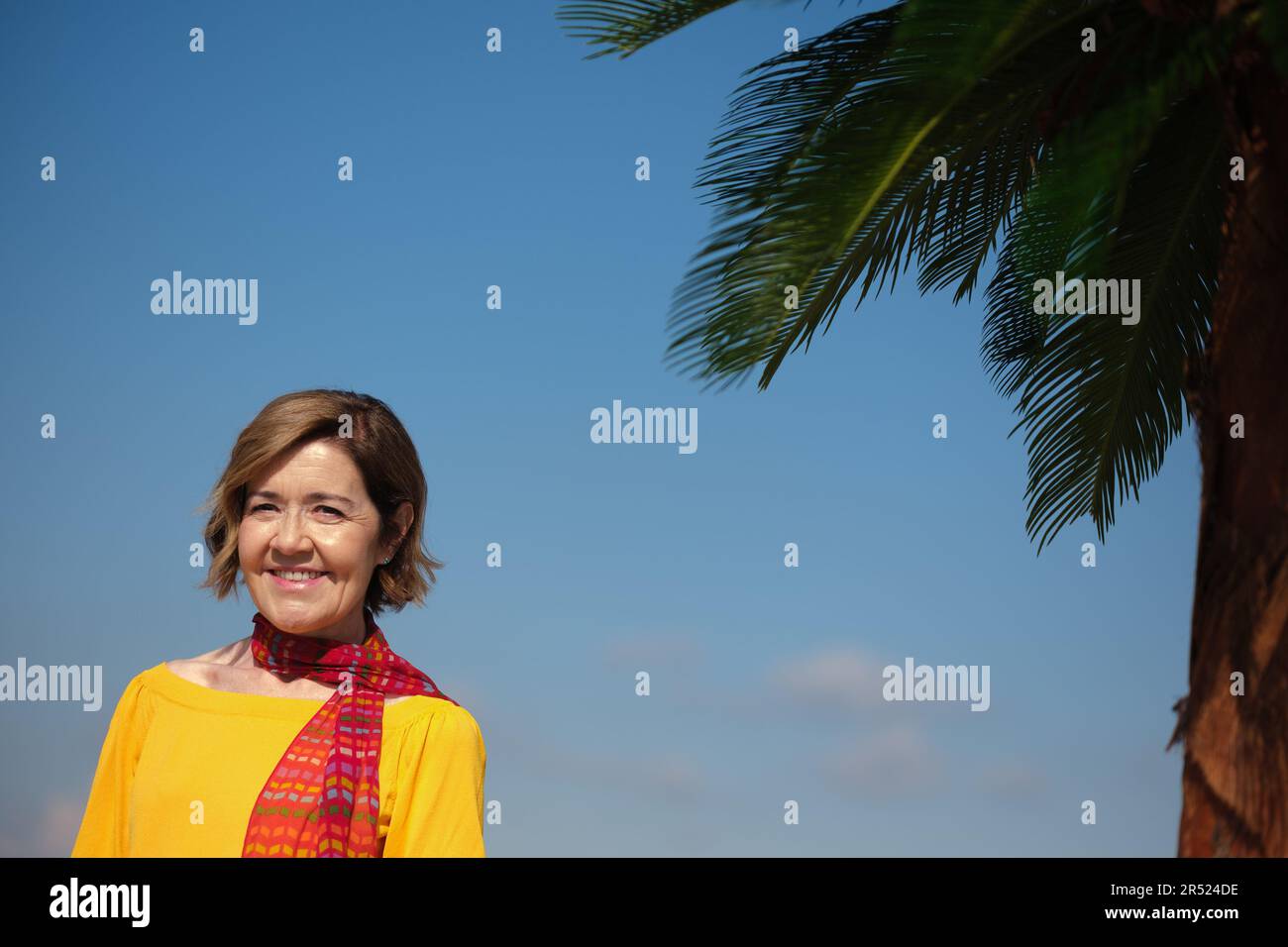 Maria Pujalte partecipa alla nuova serie SkyShowtime "Las Invisibles", presso l'Hotel Emperador di Madrid. (Foto di Atilano Garcia / SOPA Images/Sipa USA) Foto Stock