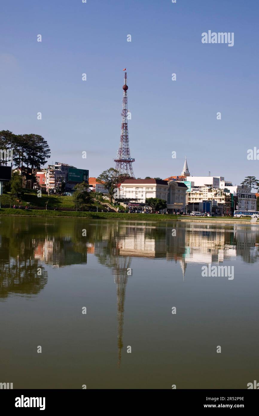 Torre Eiffel, Dalat, Highlands centrali, Vietnam Foto Stock