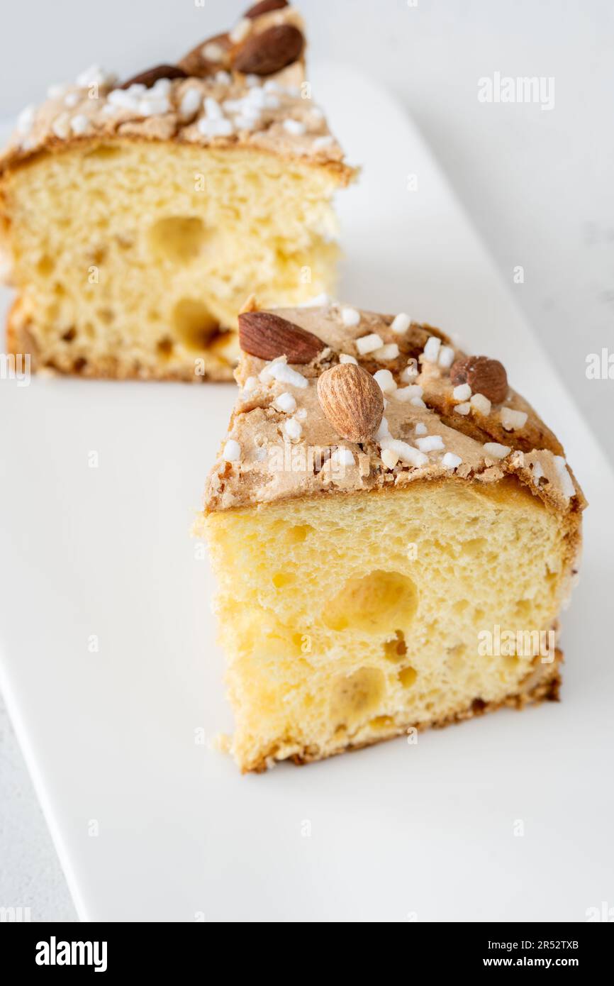 Colomba di Pasqua un tradizionale pane pasquale italiano Foto Stock