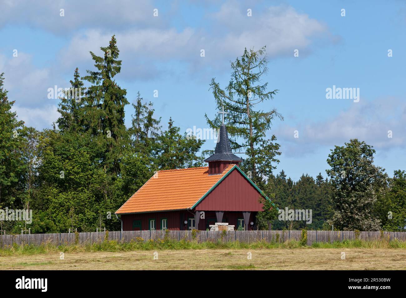 Cimitero Allrode nelle montagne Harz Foto Stock