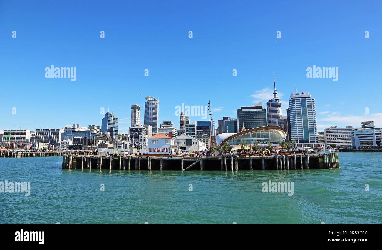 Waitemata Harbour - Auckland, Nuova Zelanda Foto Stock