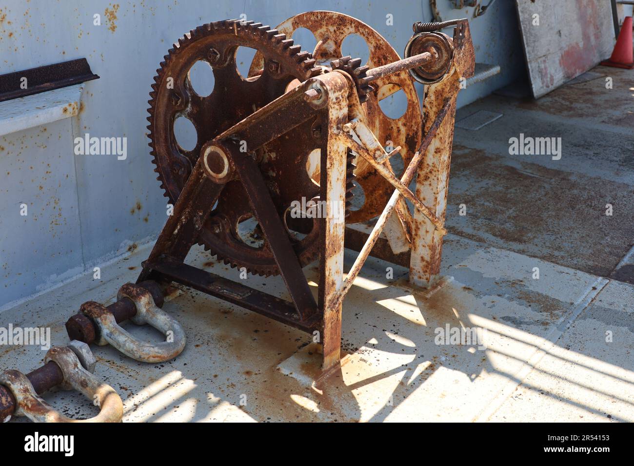 USS Red Oak Victory, Richmond, California Foto Stock