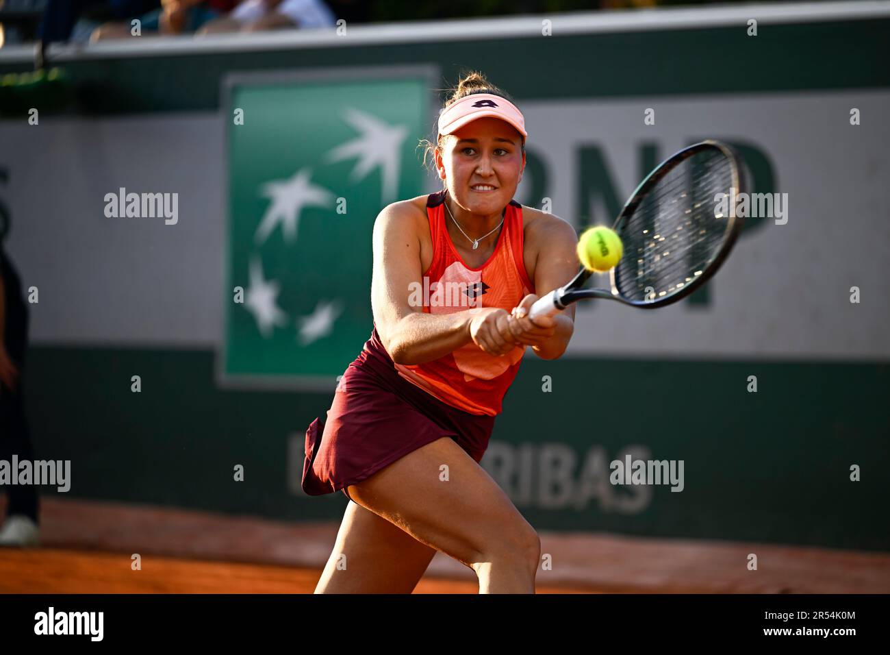 Parigi, Francia. 31st maggio, 2023. Kamilla Rakhimova durante il French Open, torneo di tennis Grand Slam il 31 maggio 2023 allo stadio Roland Garros di Parigi, Francia. Credit: Victor Joly/Alamy Live News Foto Stock