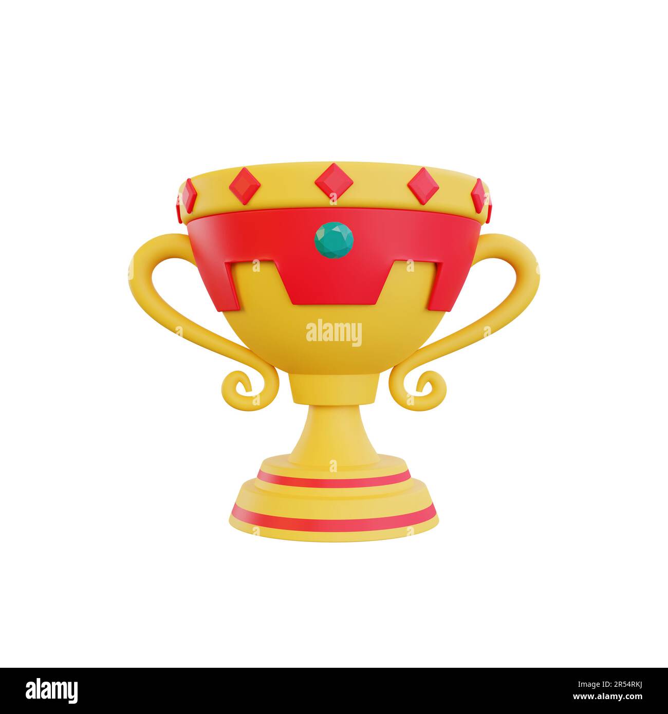 3d rendering risorsa gioco trofeo Foto Stock