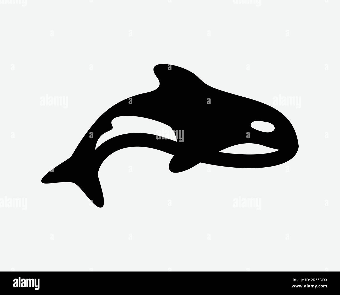 Sagoma di killer whale Immagini Vettoriali Stock - Alamy