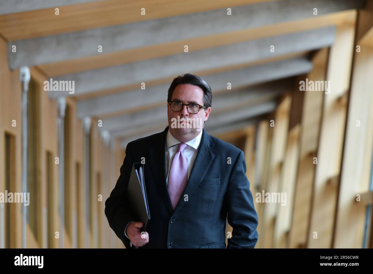 Edimburgo Scozia, Regno Unito 01 giugno 2023. Craig Hoy al Parlamento scozzese. credito sst/alamy notizie dal vivo Foto Stock