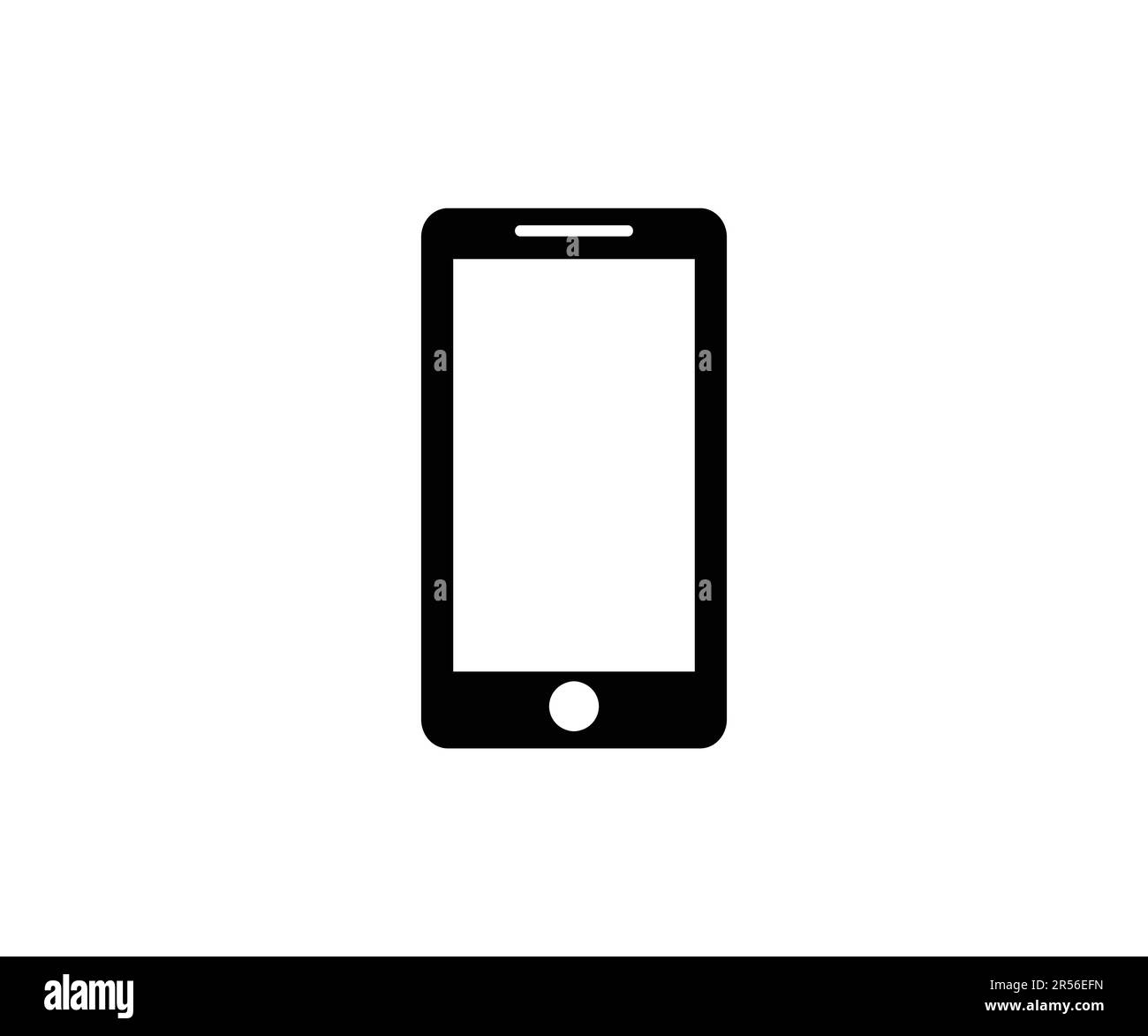 Modello vettoriale per la progettazione di icone mobili Illustrazione Vettoriale