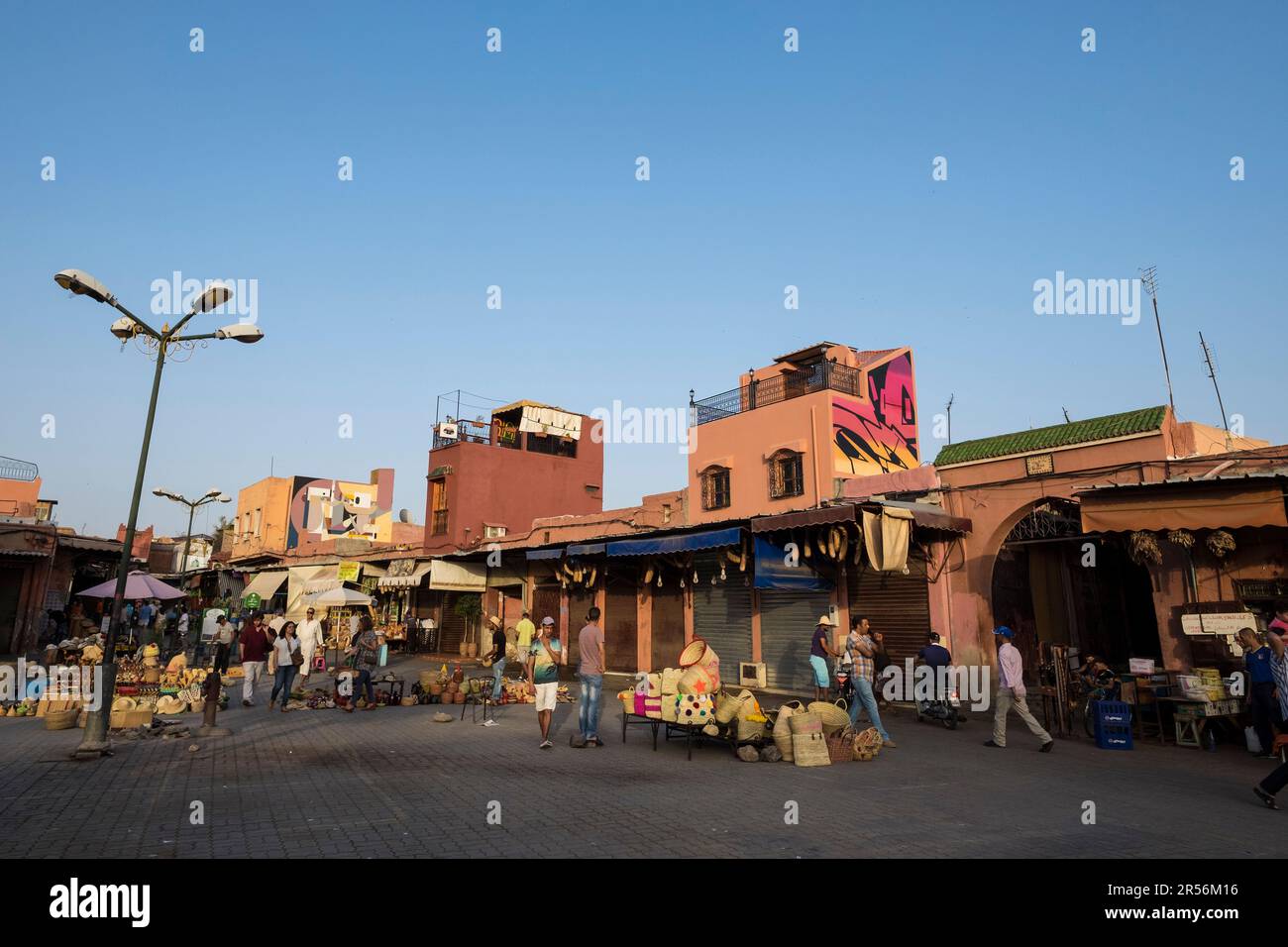 Marocco. Marrakech. piazza djemaa el fna Foto Stock