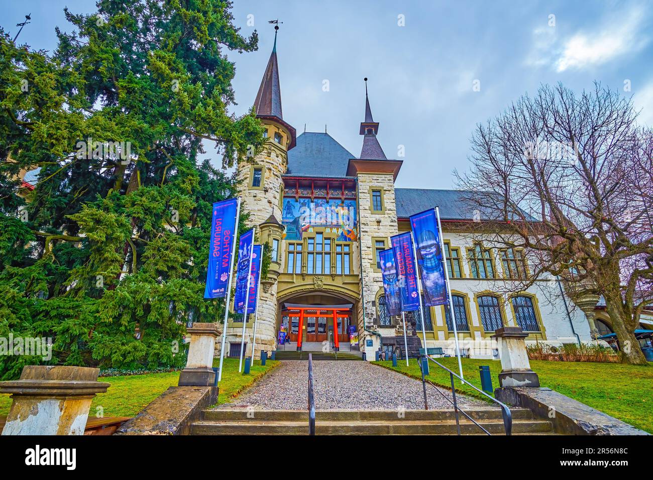 BERNA, SVIZZERA - 31 MARZO 2022: Visita al Museo storico di Berna il 31 marzo a Berna, Svizzera Foto Stock