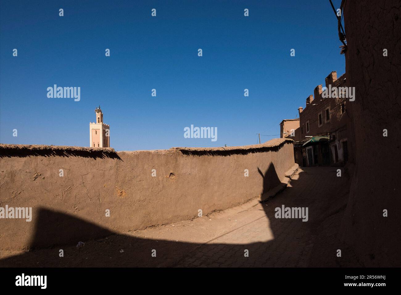 Marocco. Ouarzazate. kasbah Taourirt Foto Stock