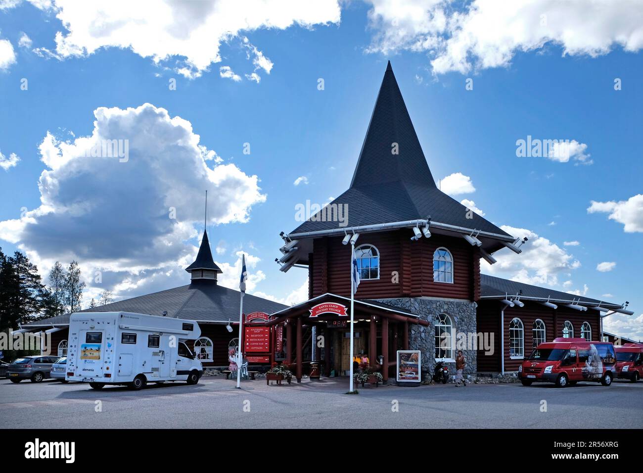 Finlandia. Rovaniemi. Ufficio di Babbo Natale Foto Stock