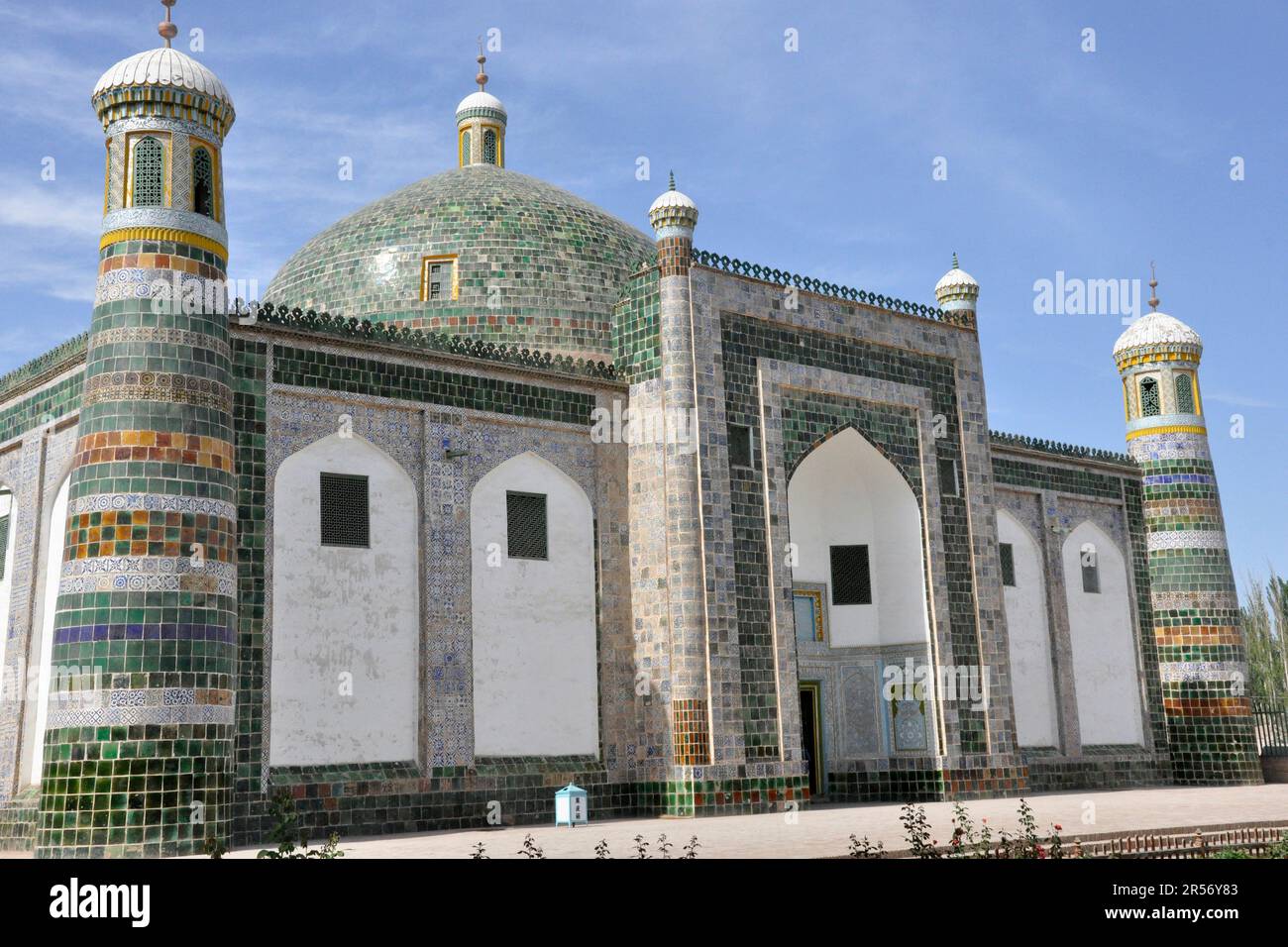 Cina. Xinjiang. Kashgar. Mausoleo Abak Hoja Foto Stock