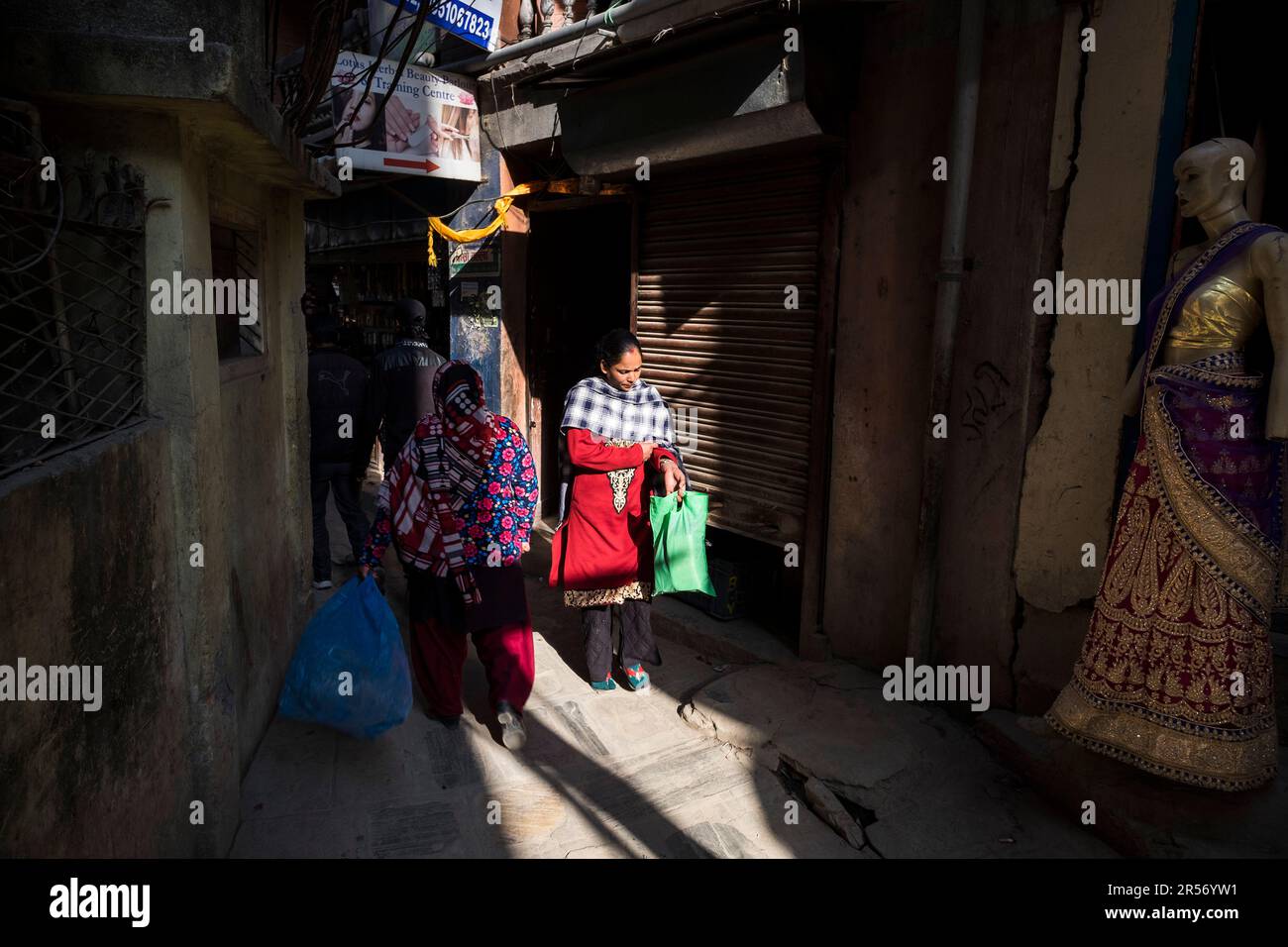 Nepal. persone Foto Stock