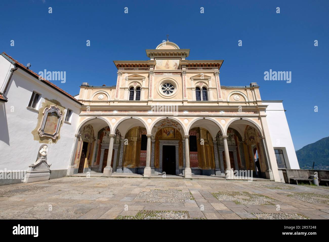 Santuario di MaWoman del sasso. orselina. cantone ticino. svizzera Foto Stock