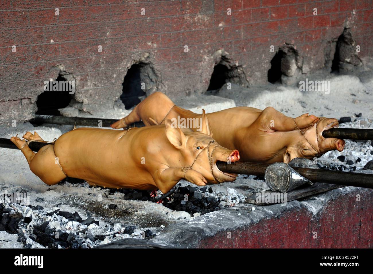 Filippine. Isola di Luzon. Manila. ristorante Foto Stock
