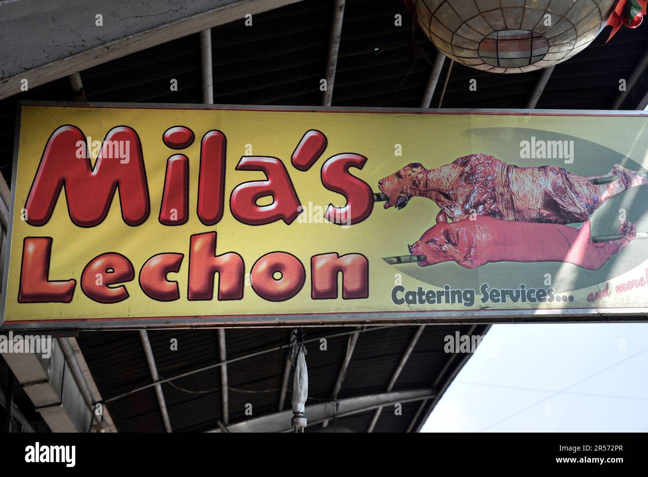 Filippine. Isola di Luzon. Manila. ristorante Foto Stock