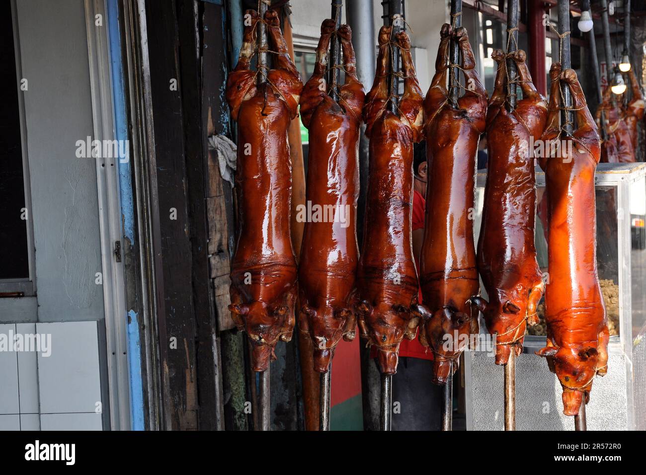 Filippine. Isola di Luzon. Manila. ristorante Foto Stock