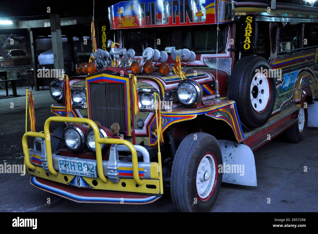 Filippine. Isola di Luzon. trasporto locale Foto Stock