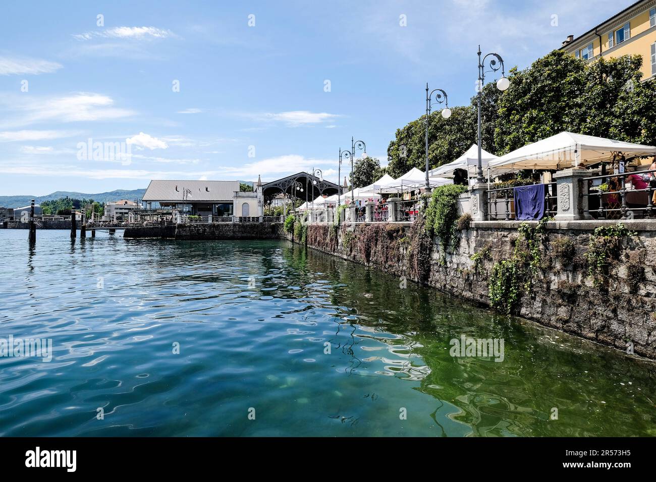 Italia. Piemonte. Intra-Verbania. orizzontale Foto Stock