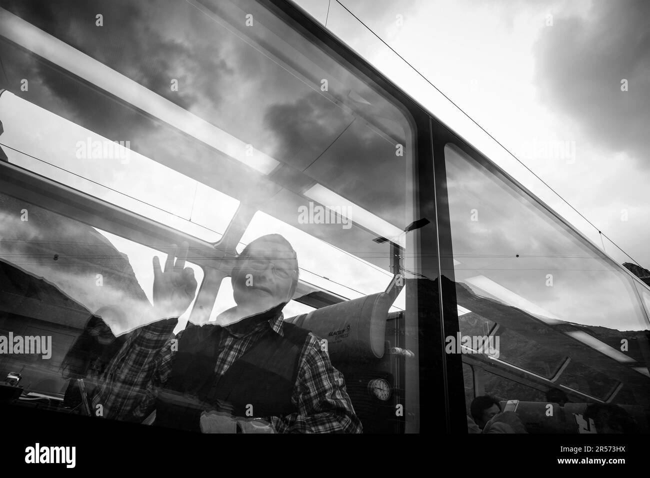 Svizzera. Cantone Uri. Passo Oberalp Foto Stock