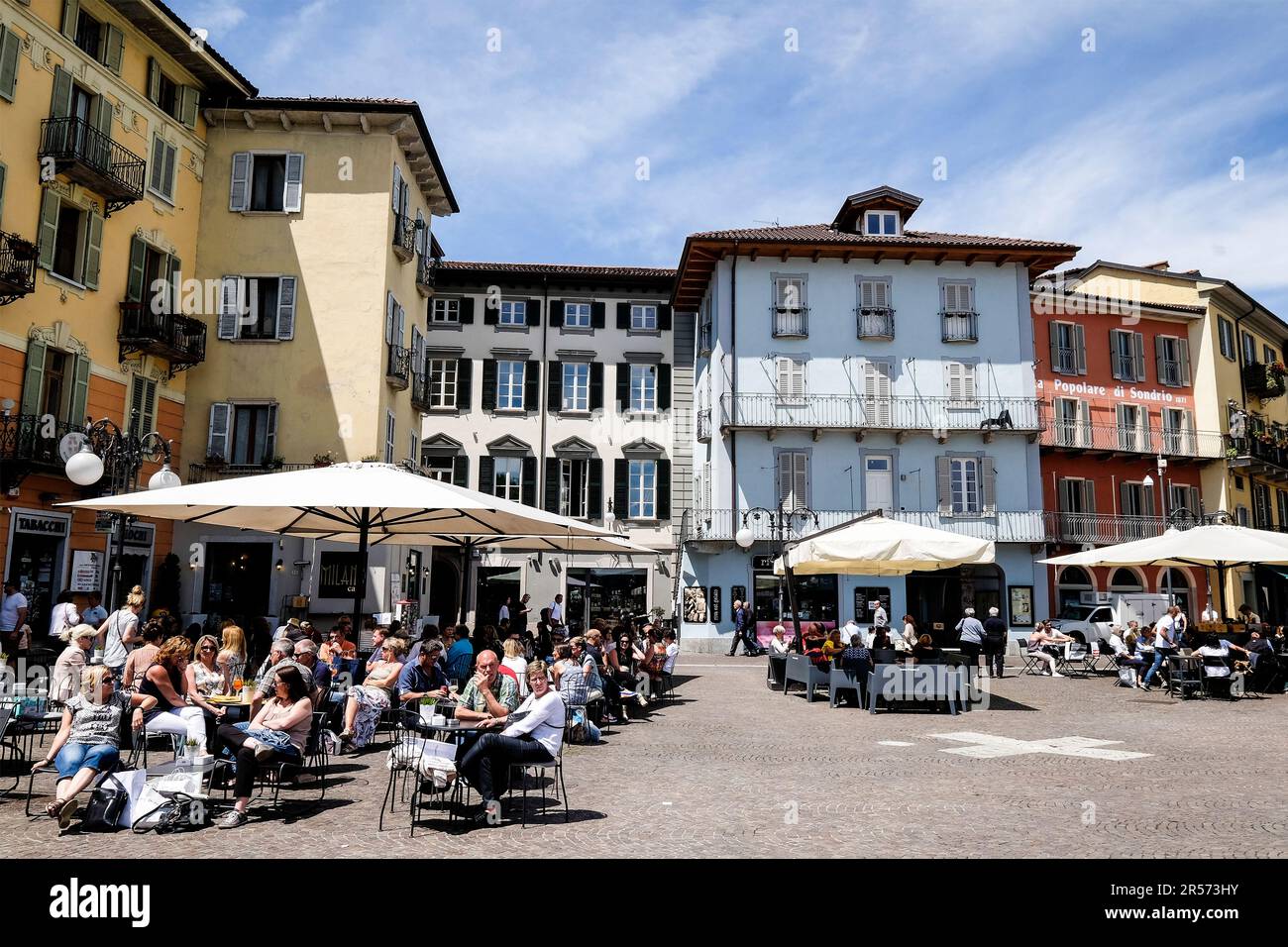 Italia. Piemonte. Intra-Verbania. orizzontale Foto Stock