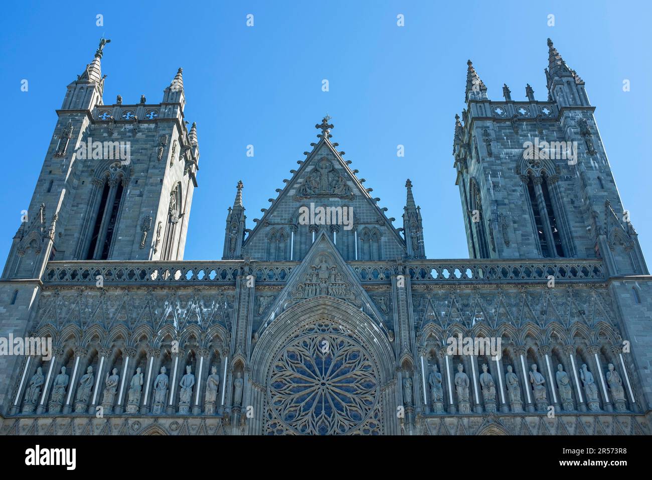 Cattedrale di Nidaros. Trondheim. Norvegia Foto Stock