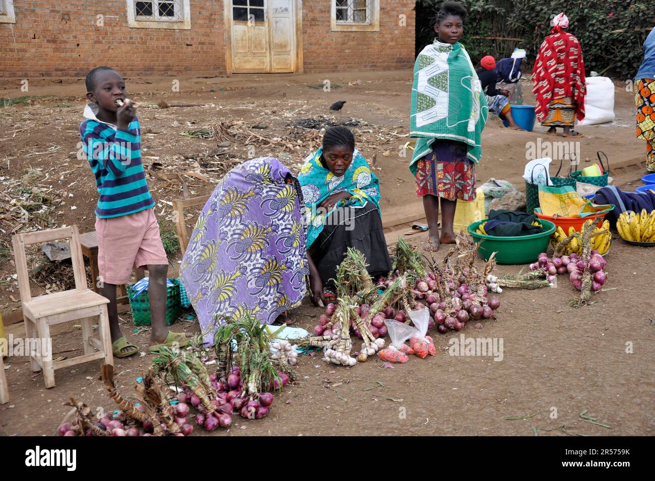 Congo. Bukavu. Viaggi Foto Stock