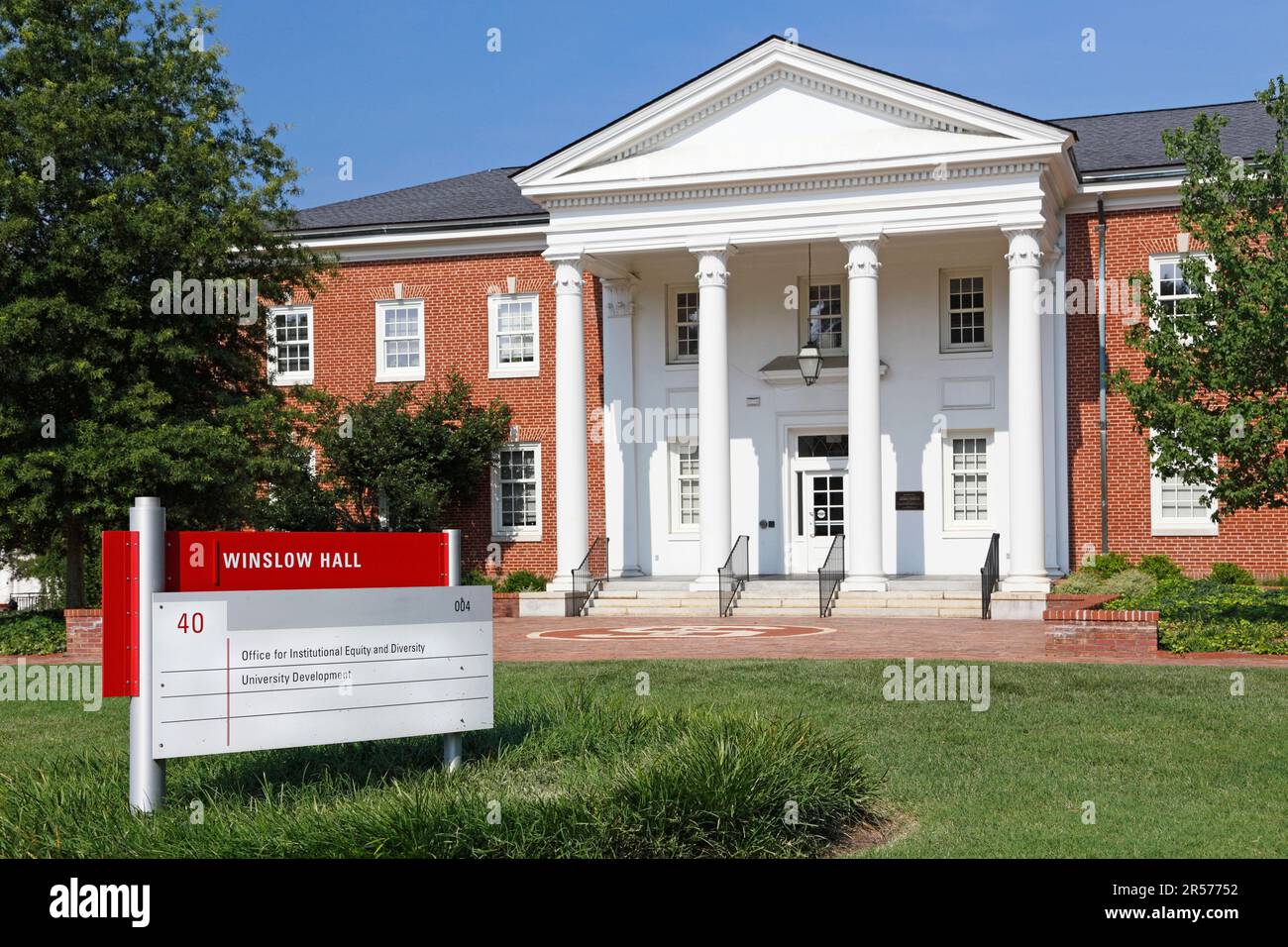 North Carolina state University campus building, Winslow Hall, Office of Institutional Equity and Diversity, University development Foto Stock