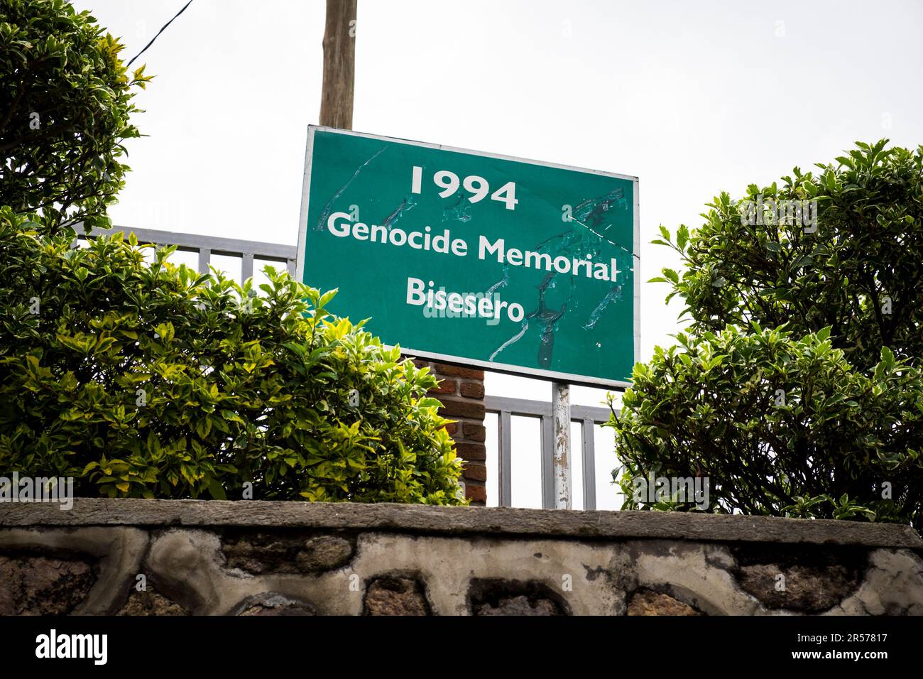 Ruanda. Bisesero Genocide Memorial Foto Stock