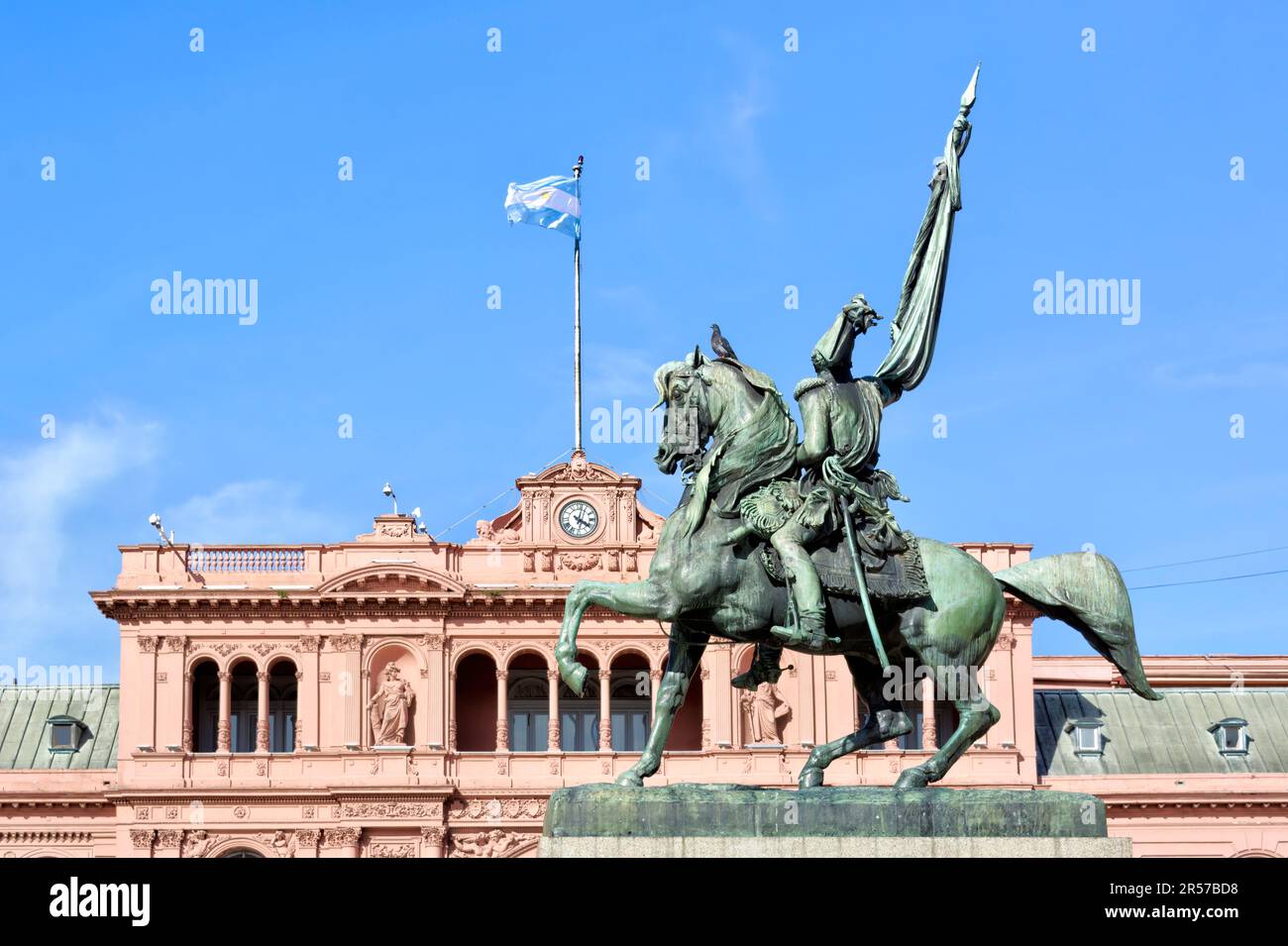 Monumento del generale Manuel Belgrano (Monumento al generale Manuel Belgrano) в Puerto Madero в Buenos Aires Foto Stock