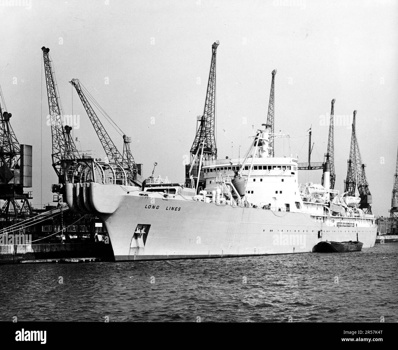 CS Long Lines nel 1964 - costruito dalla Schlieker Werft, Amburgo nel 1961 e completato dalla Deutsche Werft. - Distrutto in India nel 2003 Foto Stock