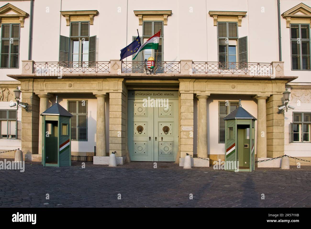 Ungheria. Budapest. Castle Hill District. Residenza del presidente Foto Stock