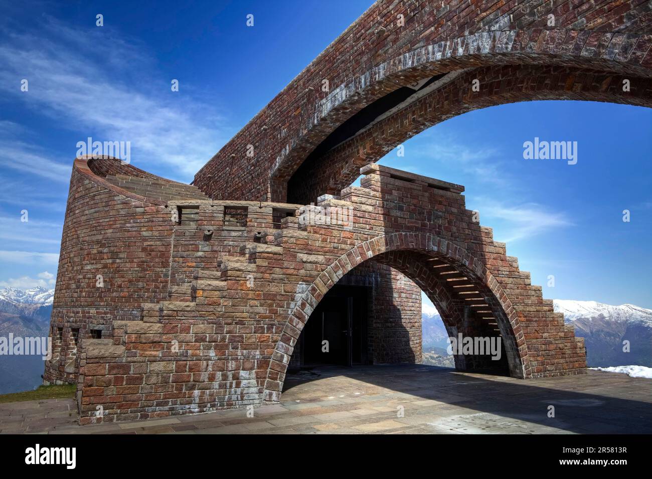 Basilica di Santa Maria degli Angeli, Cappella, Monte Tamaro, Ticino, Cappella di Santa Maria degli Angeli, Ticino, Svizzera Foto Stock