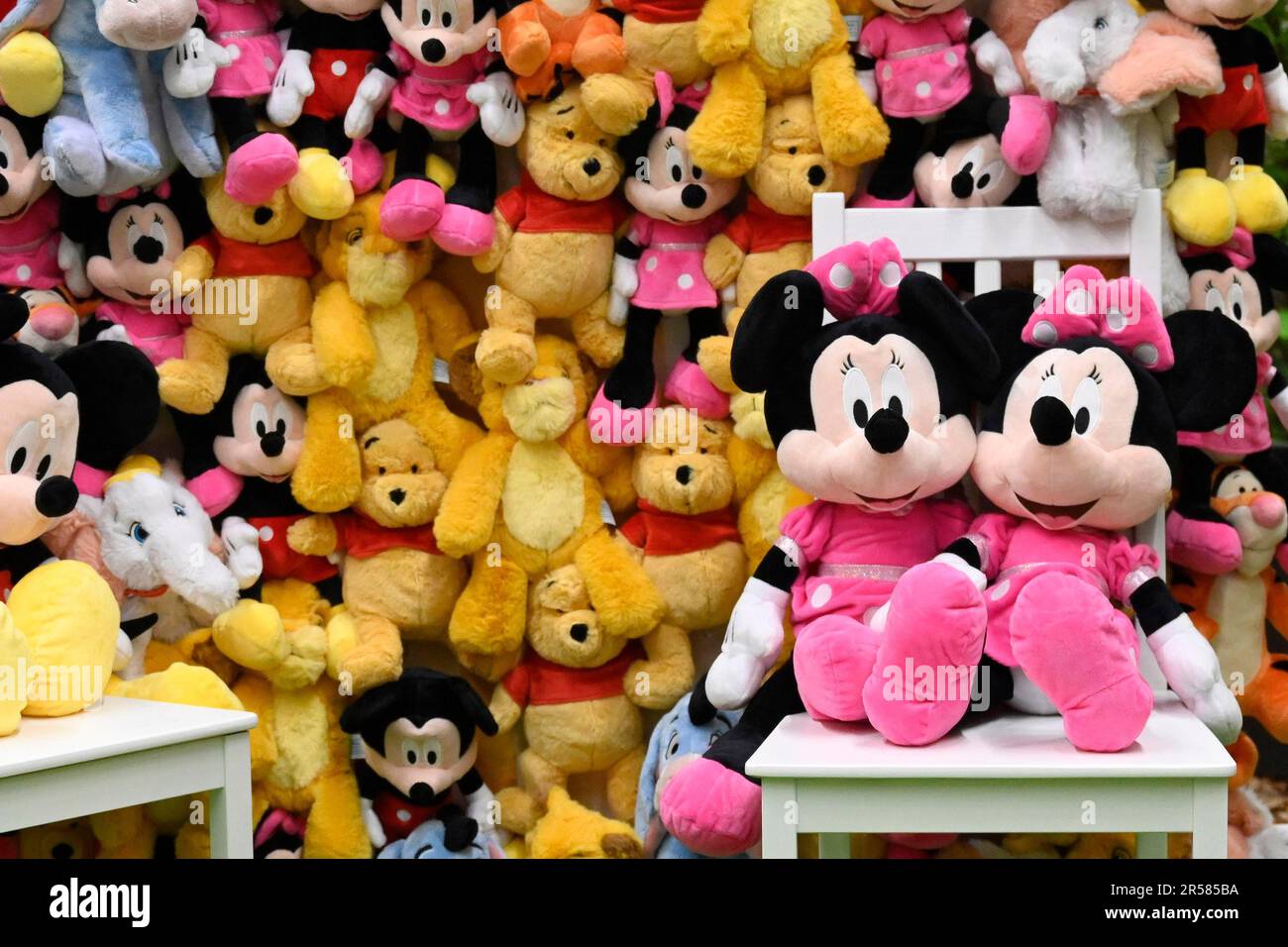 Personaggi Minnie mouse Plush Foto Stock