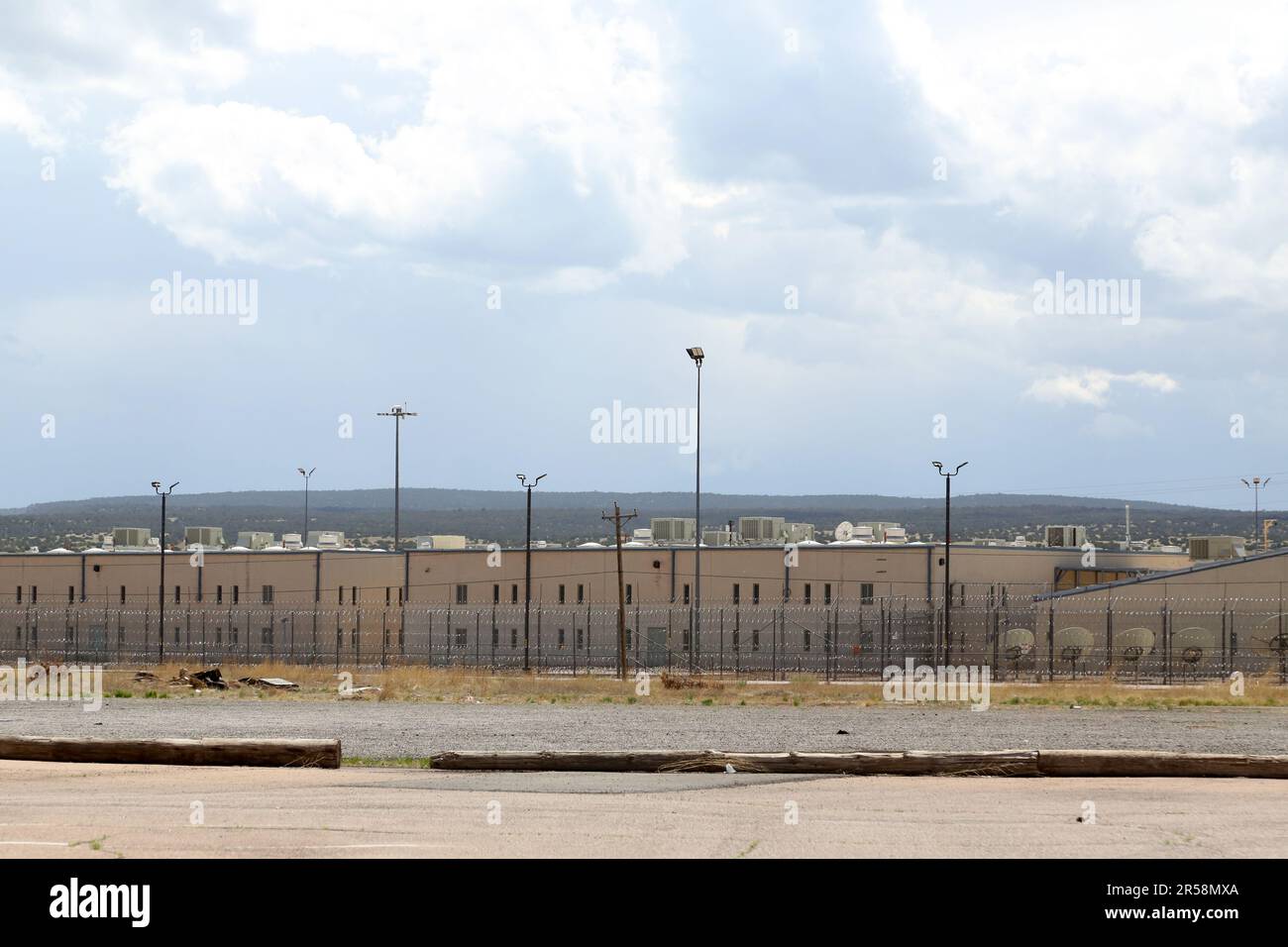 Centro di correzione della Contea di Cibola a Milano, New Mexico Foto Stock