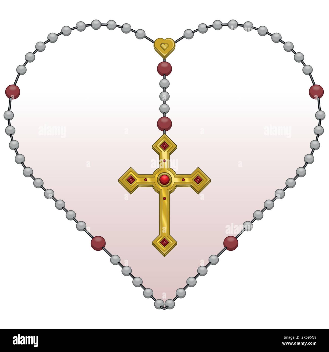 Rosario Madonna Misericordia Divina Vetro Rosso 6 Mm | Vendita Online Su - Foto 13