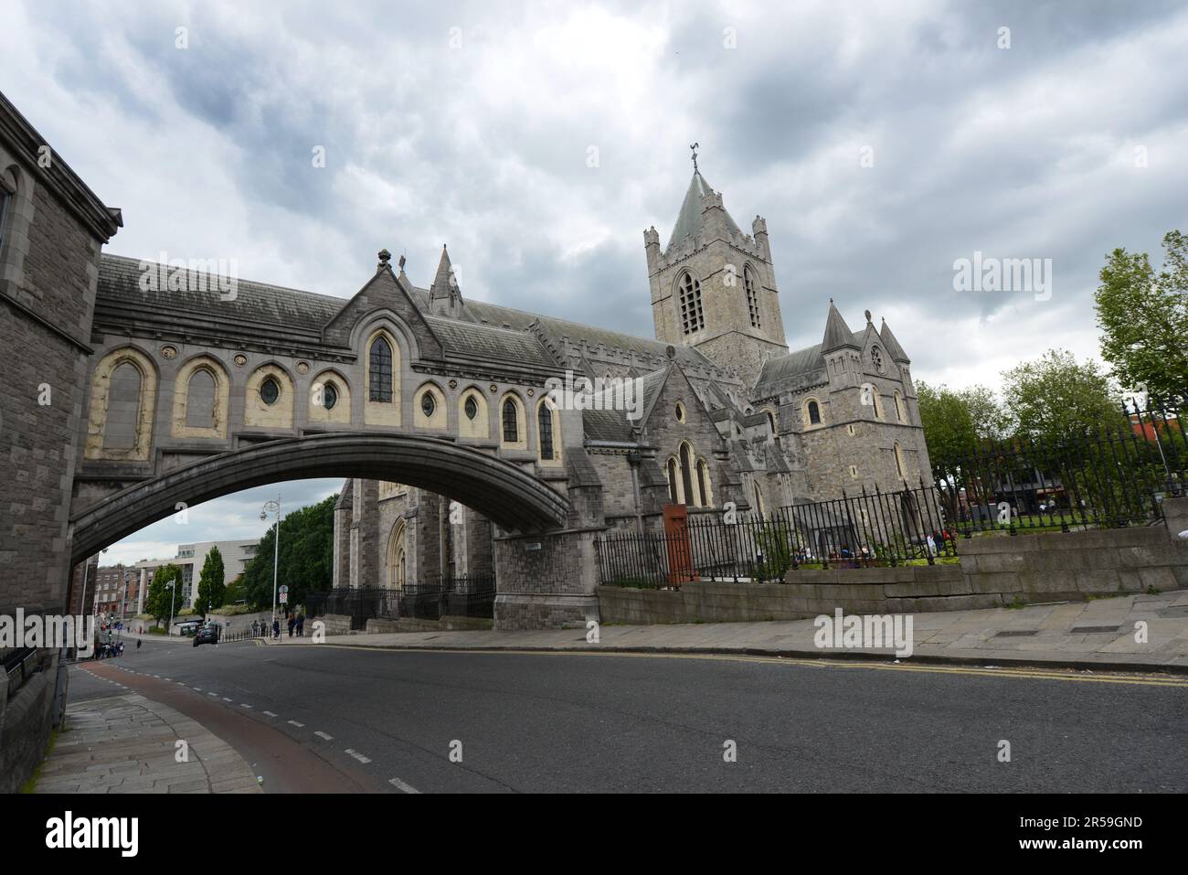 La Cattedrale di Cristo e il museo di Dublino, Irlanda. Foto Stock