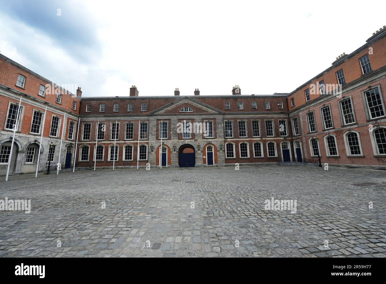Il Castello di Dublino, Dublino, Irlanda. Foto Stock